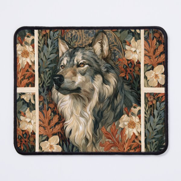 Item preview, Art nouveau wolf designed and sold by MendaciousMina.