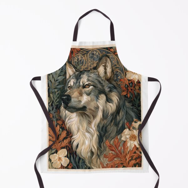 Item preview, Art nouveau wolf designed and sold by MendaciousMina.
