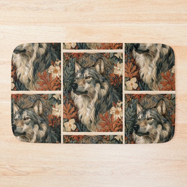 Item preview, Art nouveau wolf designed and sold by MendaciousMina.