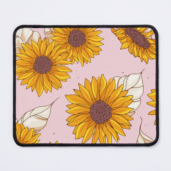 Item preview, Sunflower Floral Pattern Golden Yellow Flowers & Botanical Leaves designed and sold by JRRTs.
