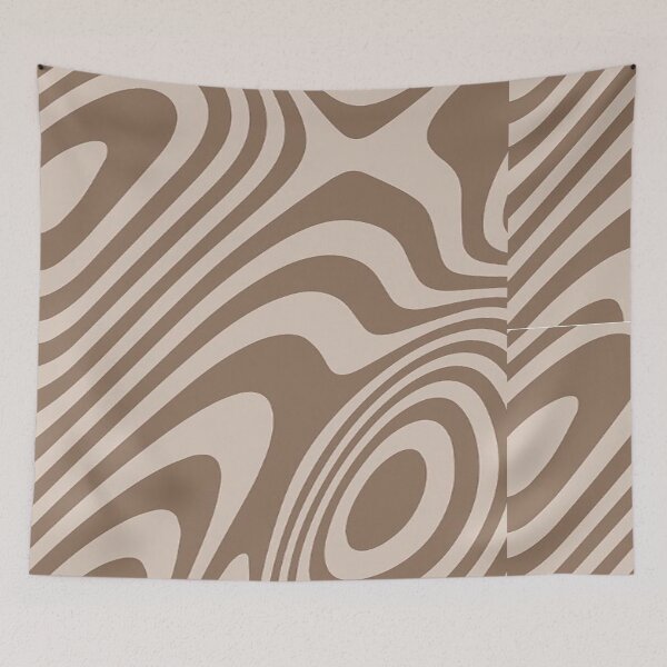 Item preview, Coffee waves pattern designed and sold by Magole Art.