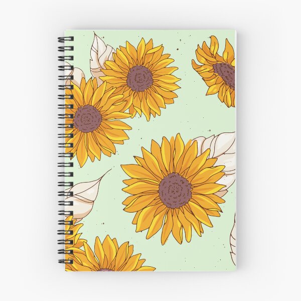 Item preview, Sunflower Floral Pattern Golden Yellow Flowers & Botanical Leaves designed and sold by JRRTs.