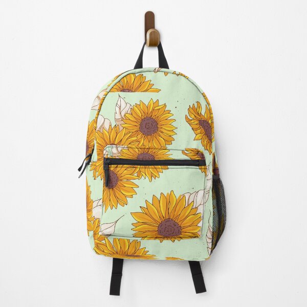 Item preview, Sunflower Floral Pattern Golden Yellow Flowers & Botanical Leaves designed and sold by JRRTs.