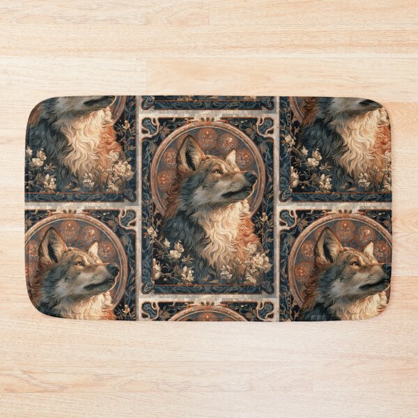 Item preview, Art nouveau wolf designed and sold by MendaciousMina.