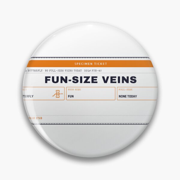 Item preview, Fun Size Veins Funny Phlebotomist Halloween Butterfly Needle designed and sold by PixelFour.