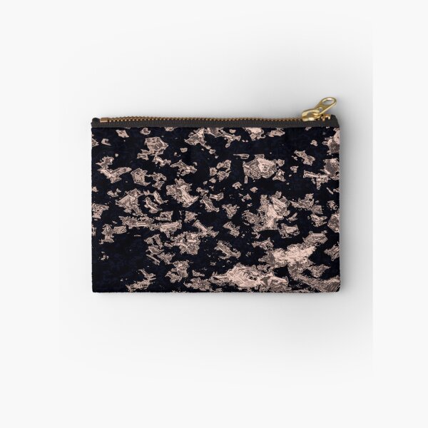 Item preview, Platinum Ice Fragments – Frost Texture on Dark Navy designed and sold by SulkaCreative.