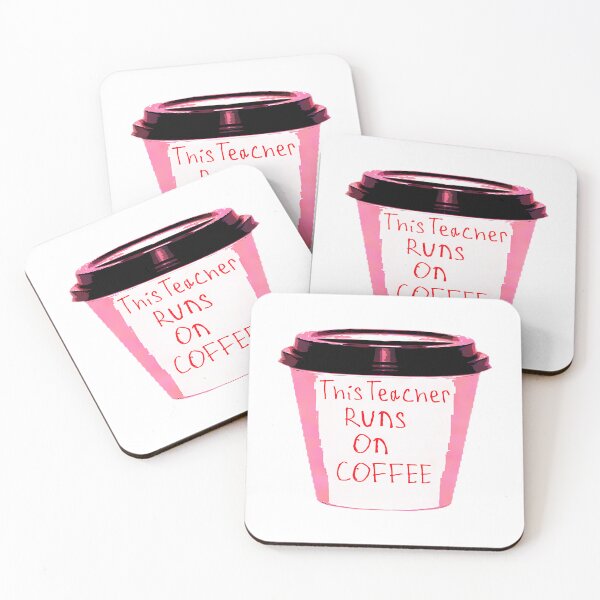 Item preview, This Teacher Runs On Coffee designed and sold by ksnkm.