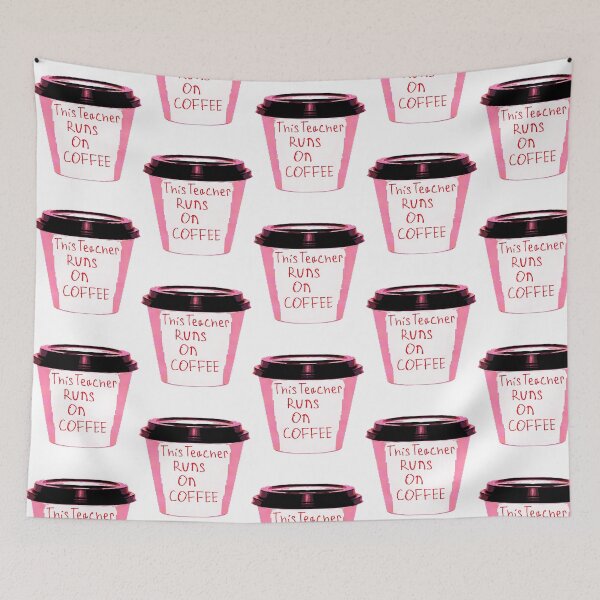 Item preview, This Teacher Runs On Coffee designed and sold by ksnkm.