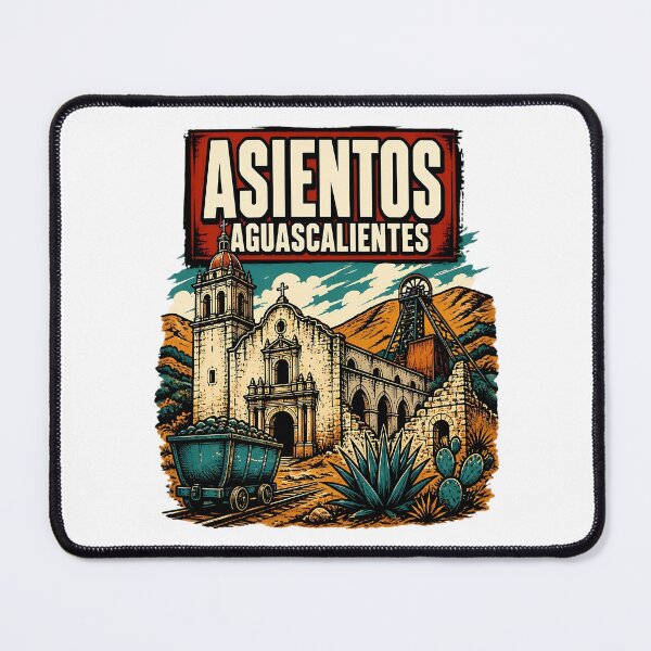 Item preview, Asientos Aguascalientes Vintage Travel Tourism designed and sold by TravelersGems.