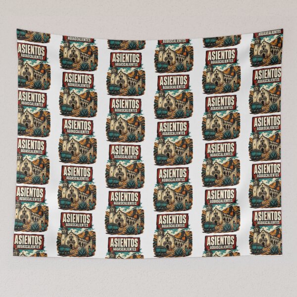 Item preview, Asientos Aguascalientes Vintage Travel Tourism designed and sold by TravelersGems.