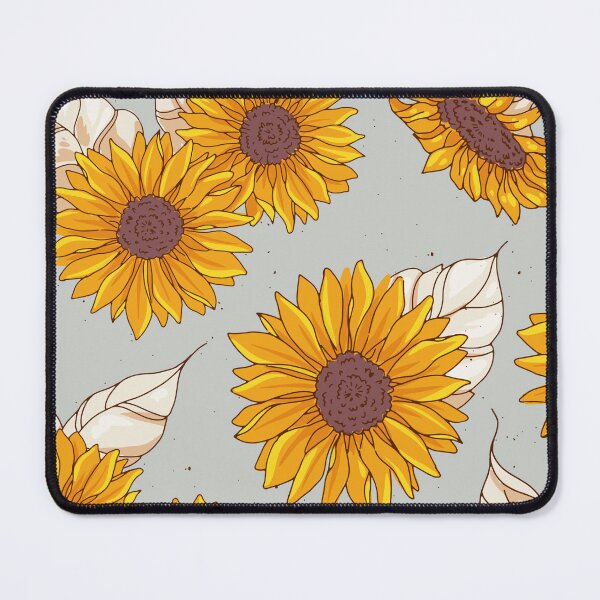 Item preview, Sunflower Floral Pattern Golden Yellow Flowers & Botanical Leaves designed and sold by JRRTs.
