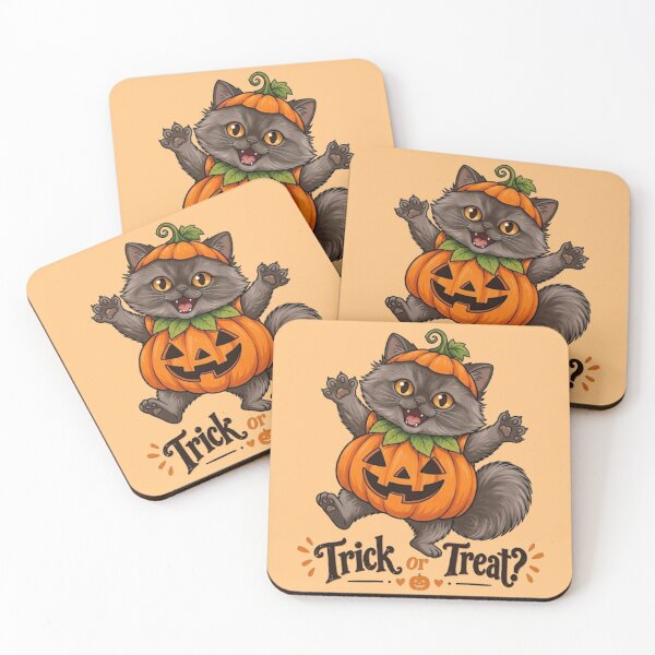 Item preview, Cute Halloween Black Cat Pumpkin Costume Trick or Treat designed and sold by PetalsPaws.
