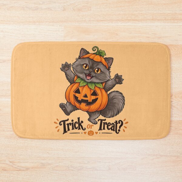 Item preview, Cute Halloween Black Cat Pumpkin Costume Trick or Treat designed and sold by PetalsPaws.