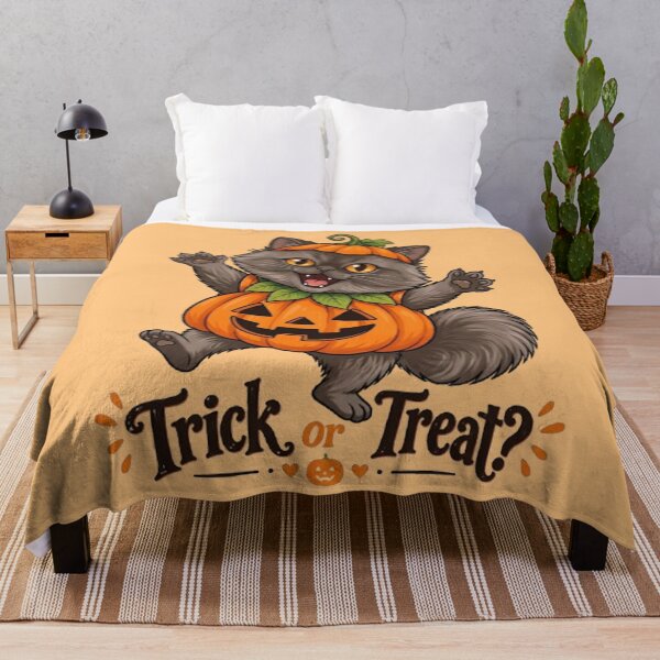 Item preview, Cute Halloween Black Cat Pumpkin Costume Trick or Treat designed and sold by PetalsPaws.