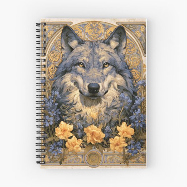 Item preview, Art nouveau wolf designed and sold by MendaciousMina.