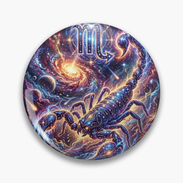 Item preview, Scorpio Zodiac Sign - Cosmic Astrology Art designed and sold by Lucid Dream Pixel.