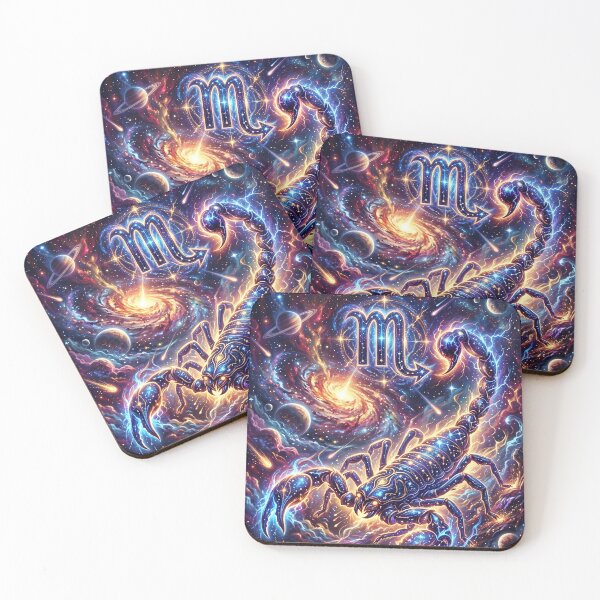 Item preview, Scorpio Zodiac Sign - Cosmic Astrology Art designed and sold by Lucid Dream Pixel.
