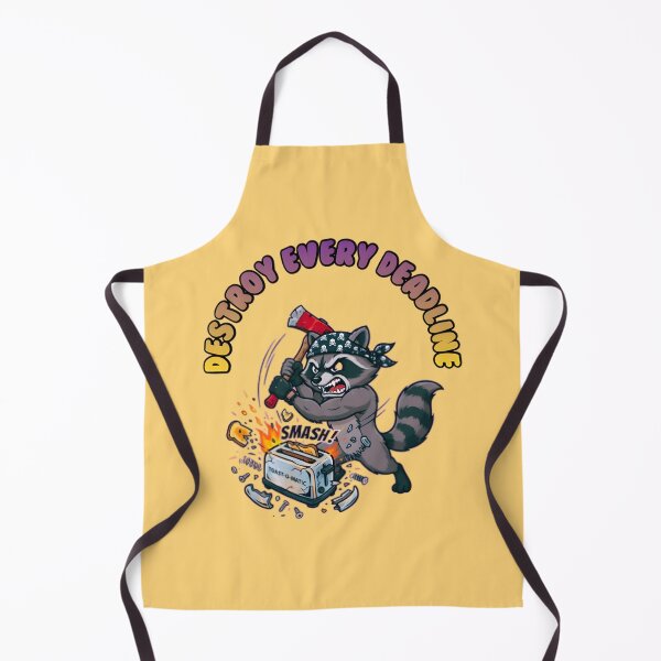 Item preview, Destroy Every Deadline Raccoon designed and sold by ZeroContextArt.