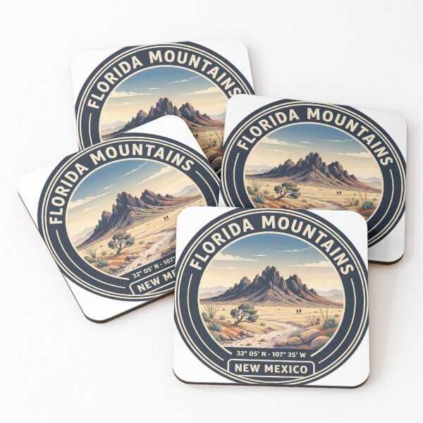 Item preview, Florida Mountains New Mexico Vintage Hiking Badge designed and sold by mnkyride.