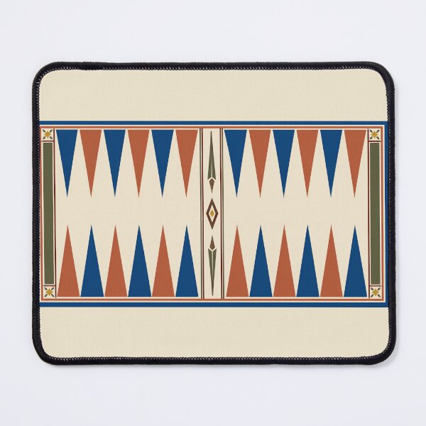 Item preview, Courtside Backgammon – Playable Desk Mat designed and sold by astersgraphics.