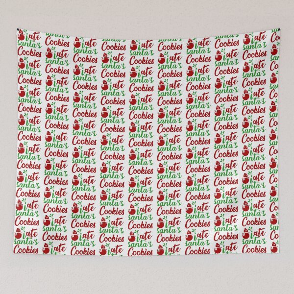 Item preview, I Ate Santa’s Cookies Funny Christmas Blessing Design designed and sold by FuzionRaptor.