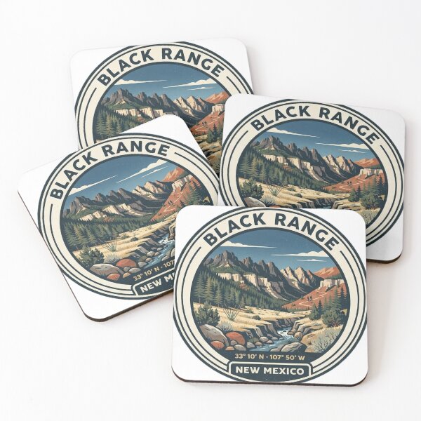 Item preview, Black Range New Mexico Vintage Hiking Badge designed and sold by mnkyride.