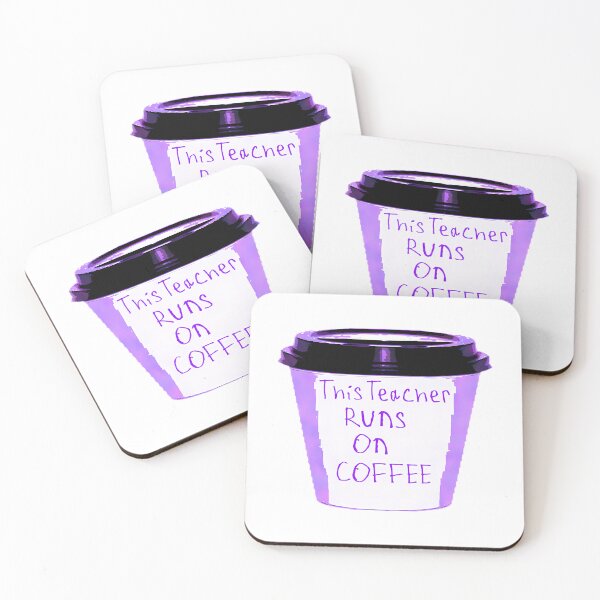 Item preview, This Teacher Runs On Coffee designed and sold by ksnkm.