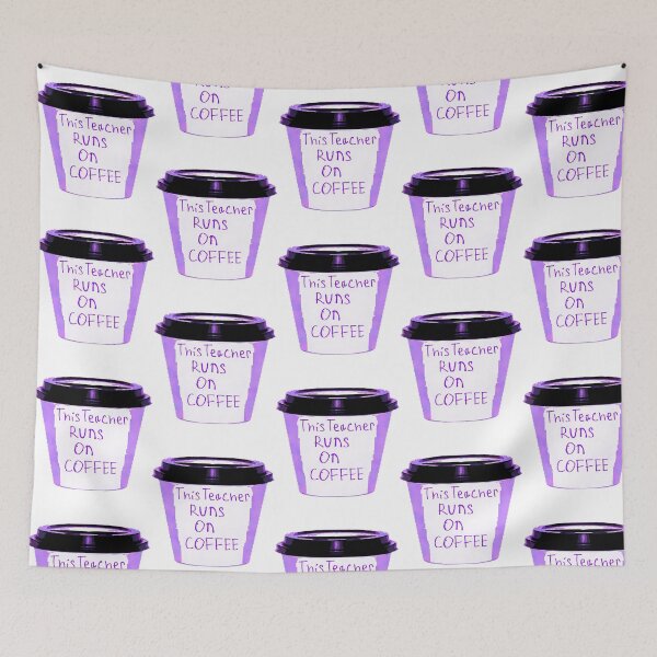 Item preview, This Teacher Runs On Coffee designed and sold by ksnkm.