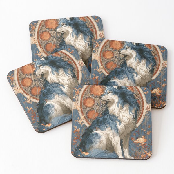 Item preview, Art nouveau wolf designed and sold by MendaciousMina.