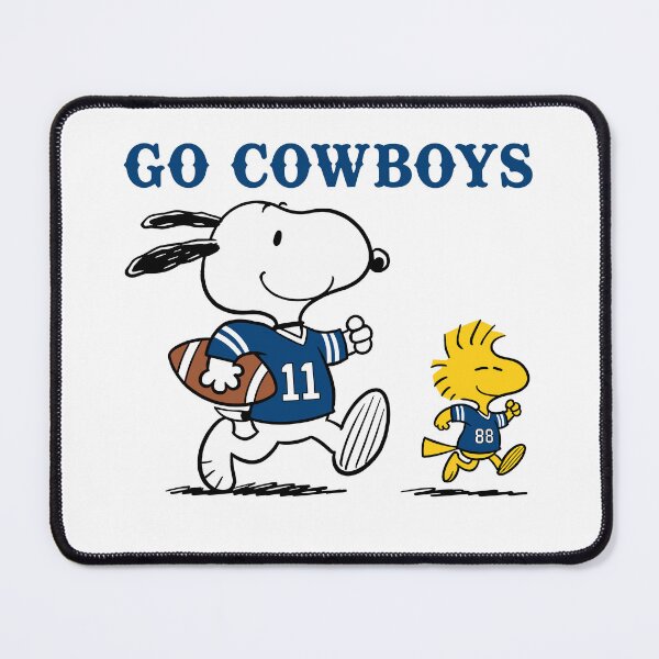 Item preview, Snoopy & Woodstock Dallas Cowboys Football Retro F687 designed and sold by GLUVY-THEME.