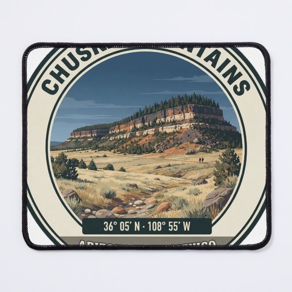 Item preview, Chuska Mountains Arizona New Mexico Vintage Hiking Badge designed and sold by mnkyride.