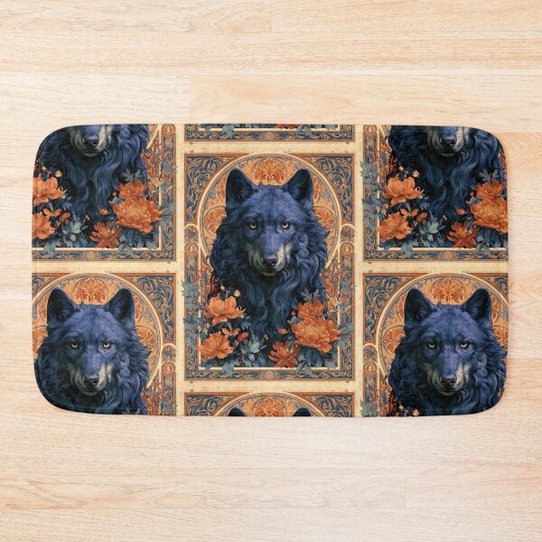 Item preview, Art nouveau wolf designed and sold by MendaciousMina.