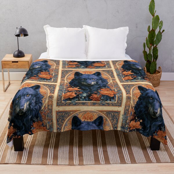 Item preview, Art nouveau wolf designed and sold by MendaciousMina.
