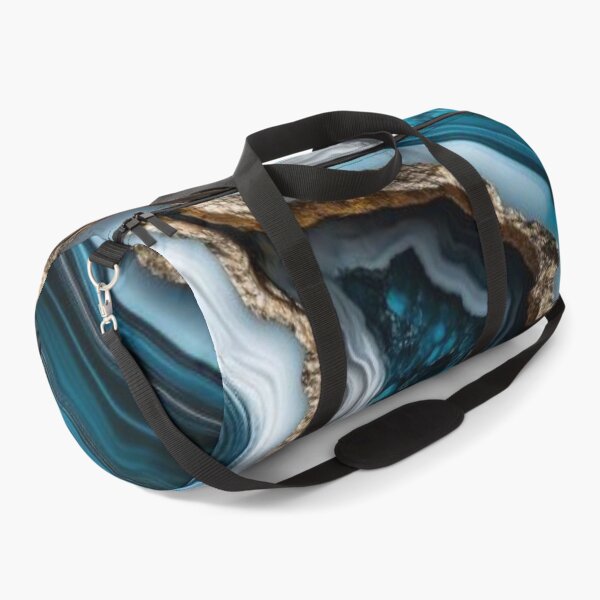 Item preview, Teal Agate Geode Slice — Luxury Turquoise Crystal & Gold Vein Texture designed and sold by LYAN-STORE.