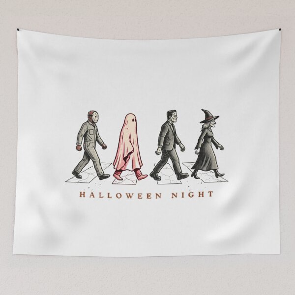 Item preview, Halloween Night Vintage Retro Spooky Squad T-Shirt Design. designed and sold by Gopal Verma.