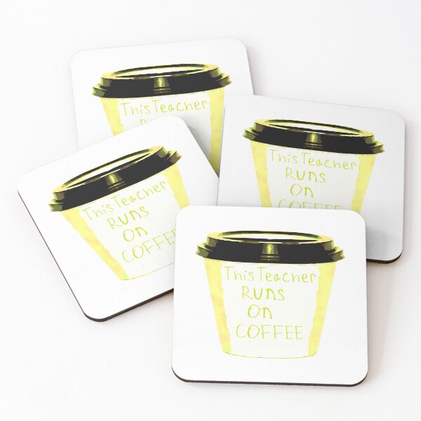 Item preview, This Teacher Runs On Coffee designed and sold by ksnkm.