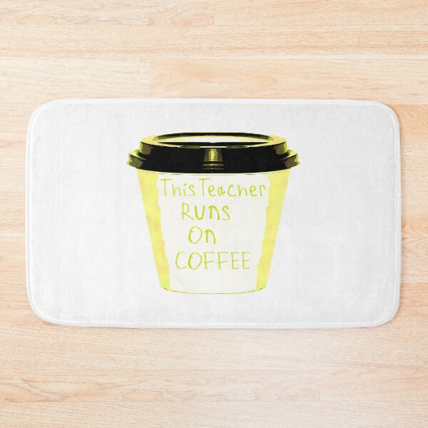 Item preview, This Teacher Runs On Coffee designed and sold by ksnkm.