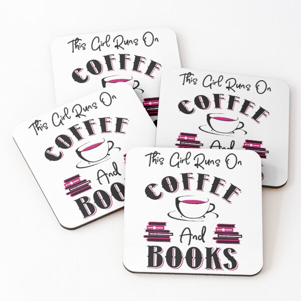 Item preview, This Girl Runs On Coffee And Books designed and sold by naovios.