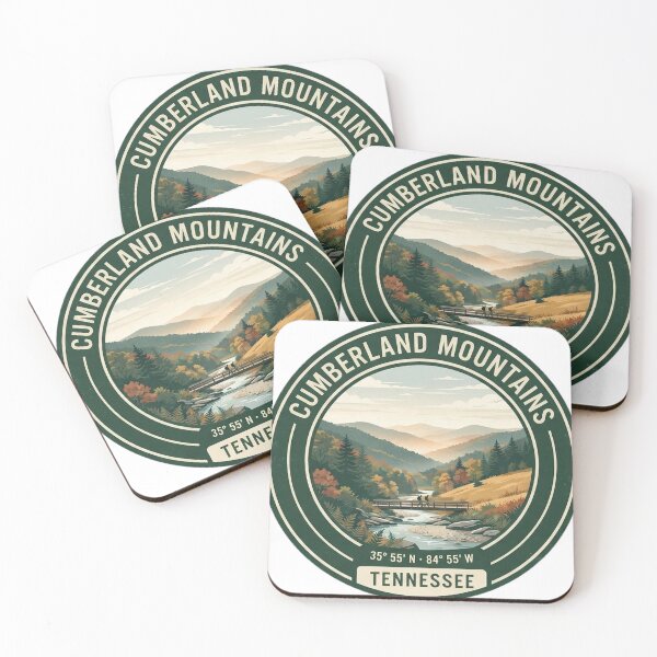 Item preview, Cumberland Mountains Tennessee Vintage Hiking Badge designed and sold by mnkyride.