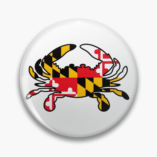 Item preview, Maryland Flag Crab designed and sold by That's so Maryland.