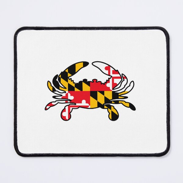 Item preview, Maryland Flag Crab designed and sold by That's so Maryland.