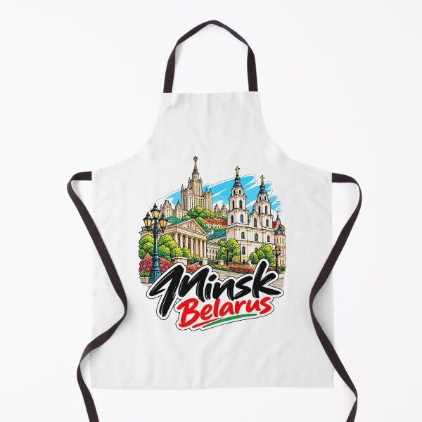 Item preview, Minsk Belarus Illustrated Travel Art designed and sold by EdwinkOne.