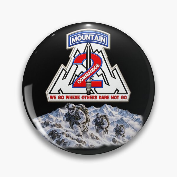 Item preview, 2nd Brigade 10th Mtn Division - Special - w Scene - 3D - Transparent designed and sold by Military Insignia Products.