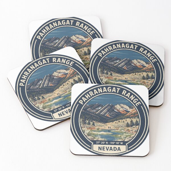Item preview, Pahranagat Range Nevada Vintage Hiking Badge designed and sold by mnkyride.