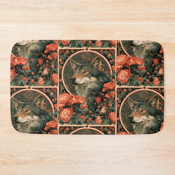 Item preview, Art nouveau wolf designed and sold by MendaciousMina.