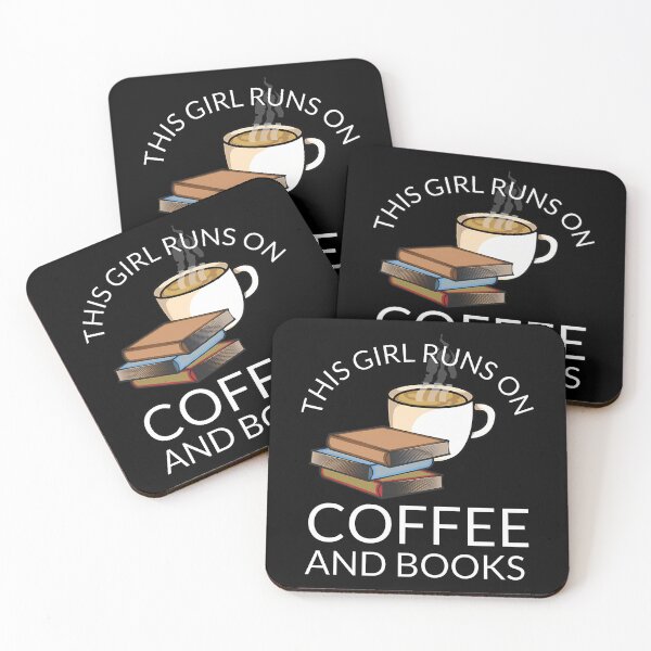 Item preview, This Girl Runs On Coffee And Books designed and sold by naovios.