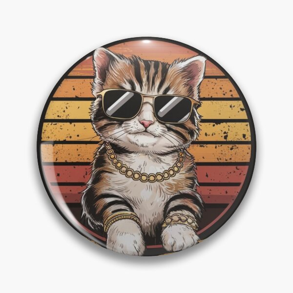 Item preview, Born To Be Rich - Cool Rich Kitten With Sunglasses And Gold Chain designed and sold by the wellness script.