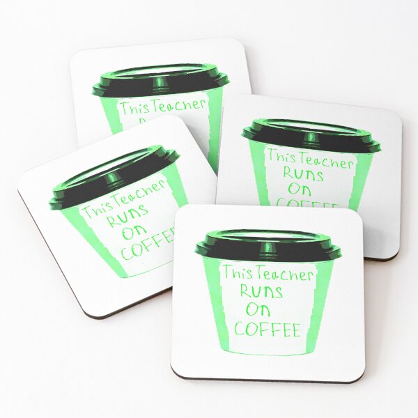 Item preview, This Teacher Runs On Coffee designed and sold by ksnkm.