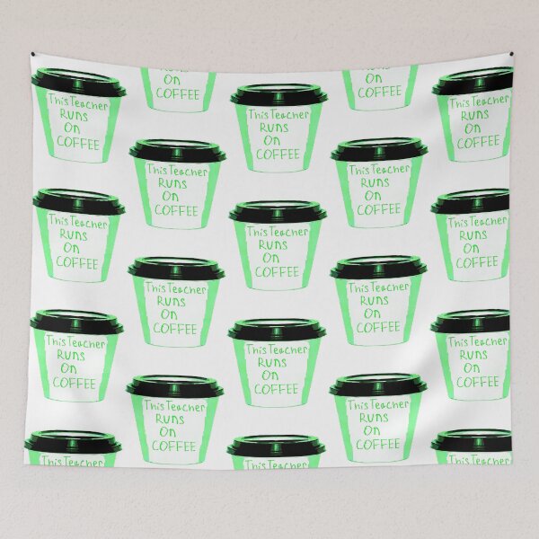 Item preview, This Teacher Runs On Coffee designed and sold by ksnkm.