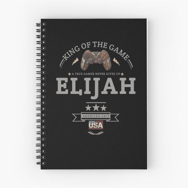 Item preview, Name Of Elijah With Game Controller For Gamers Fans. designed and sold by KIDS FASHION.